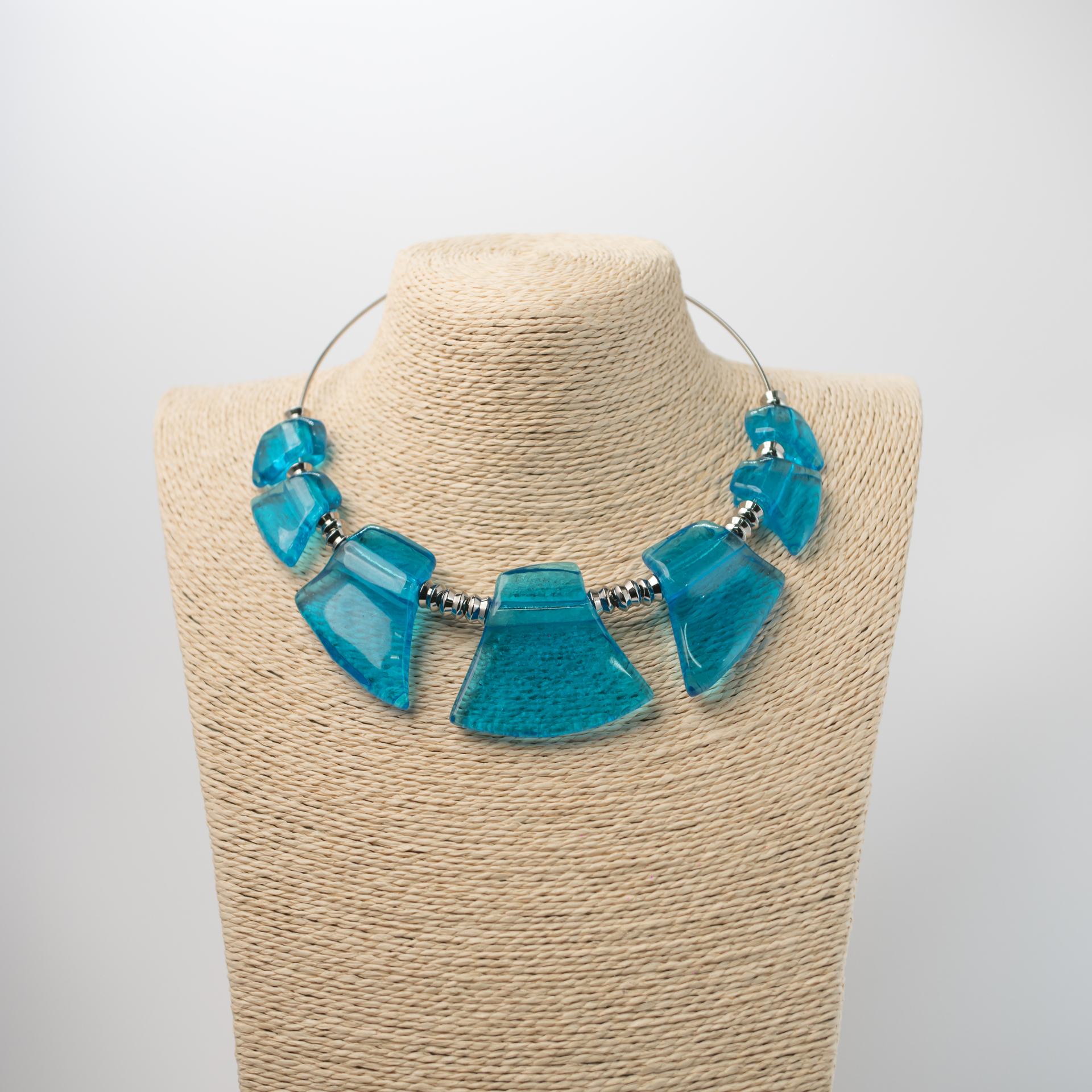 Leda bombay-turquise-blue-silver